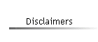 Disclaimers
